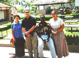 From left to right: Nina Marini, Felipe Sommer, Patrick Awuah, Maria Jaramillo