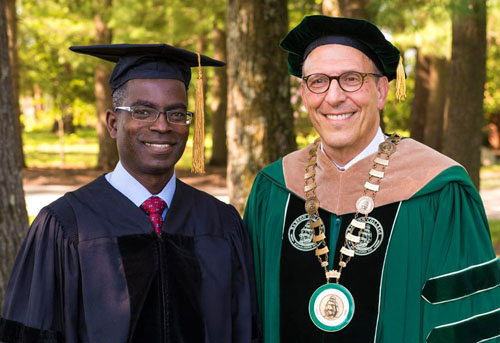 Patrick Awuah Jr., Founder and President, Ashesi University College, receives Honorary Doctor of Laws degree from Babson College
