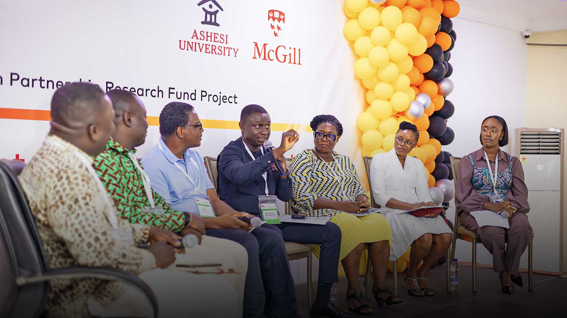 Ashesi and McGill faculty share initial findings on enabling young entrepreneurs